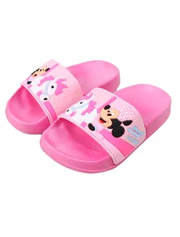 Slapi Minnie Mouse pentru copii model ciclam-roz 24 