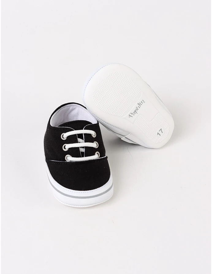 Tenisi bebe, First Steps, cu negru picture - 4