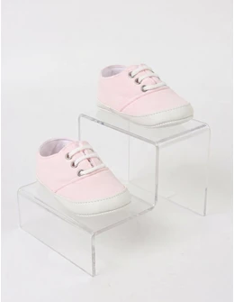 Tenisi bebe, First Steps, cu roz