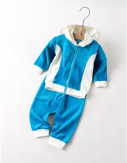 Trening de catifea Romania turcoaz-alb