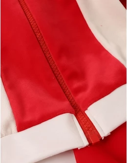 Trening de catifea Romania rosu-alb