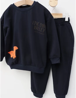 Trening Map Of Dino, bleumarin