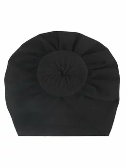 Turban elastic catifelat negru 42-44 