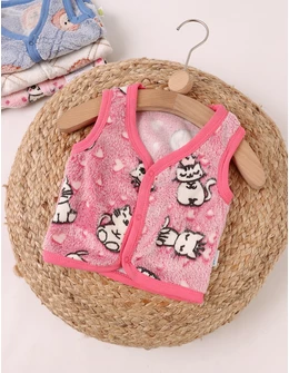 Vesta bebe cocolino lion ciclam