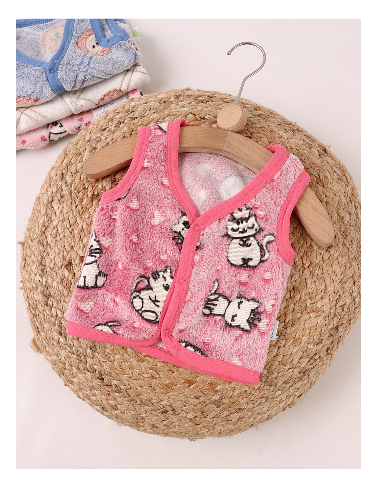 Vesta bebe cocolino lion ciclam