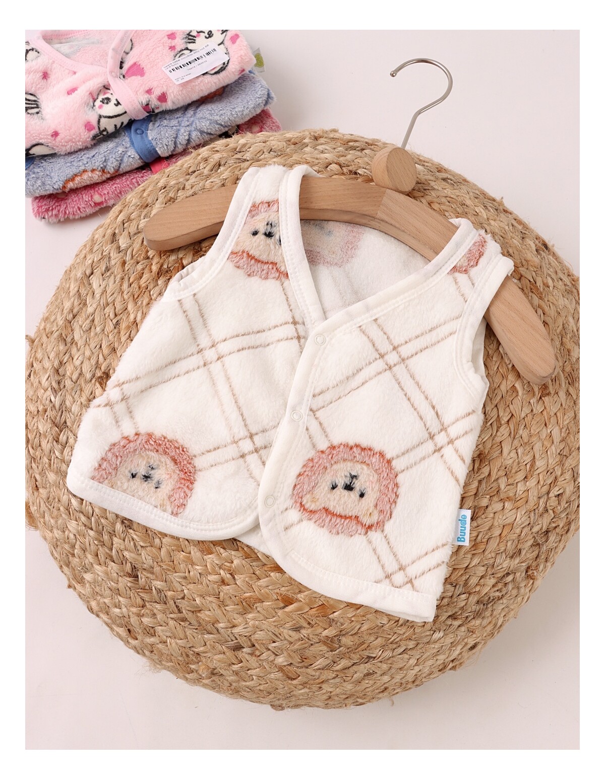 Vesta bebe cocolino lion ecru