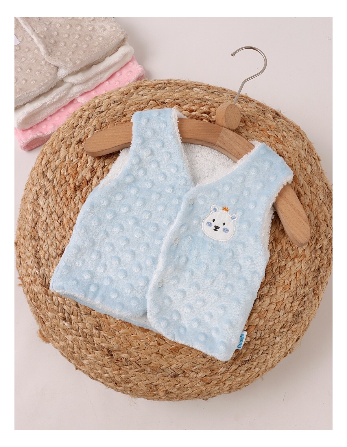 Vesta bebe minky ursulica blue