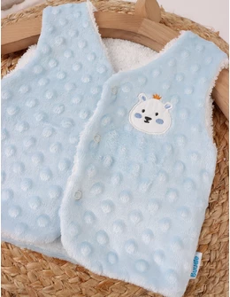 Vesta bebe minky ursulica blue