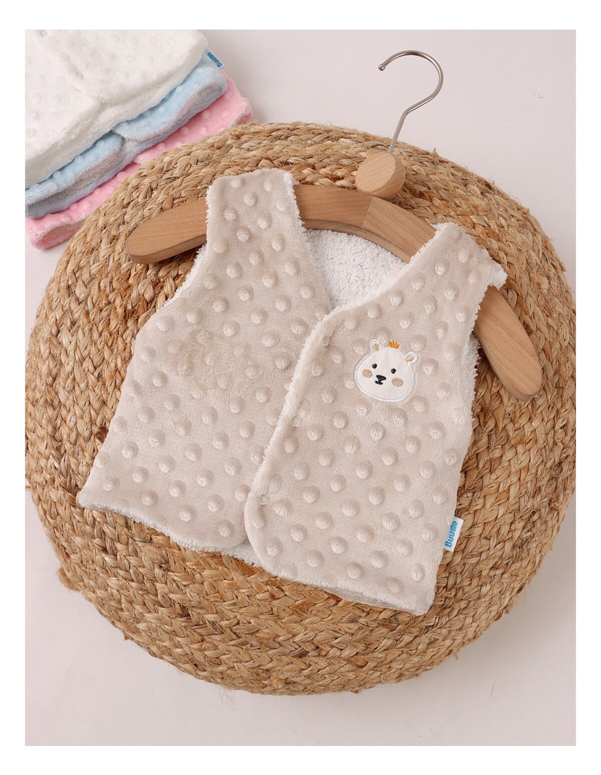 Vesta bebe minky ursulica crem