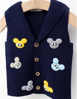 Vesta tricotata maimutoaie, bleumarin