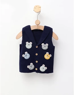 Vesta tricotata ursuleti, bleumarin