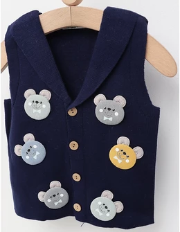 Vesta tricotata ursuleti, bleumarin