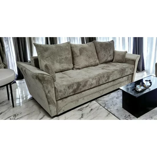 Canapea extensibilă Cora, 3 locuri, ladă depozitare, stofă, 230x100 cm, culoare personalizată picture - 2