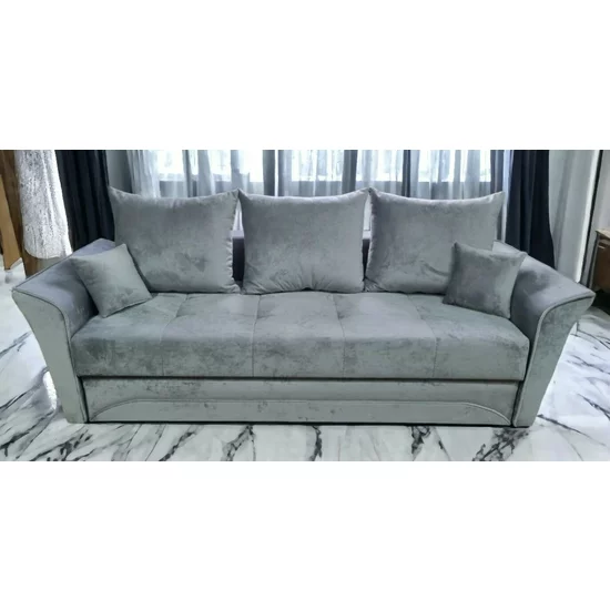 Canapea extensibilă Cora, 3 locuri, ladă depozitare, stofă, 230x100 cm, culoare personalizată picture - 7