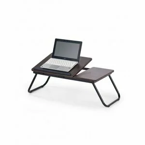 Masă laptop B19 60x34x23 cm, finisaj nuc închis, design compact