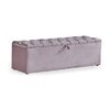 Banca cu lada de depozitare Visco 141x49x43 cm Culoare Roz picture - 4