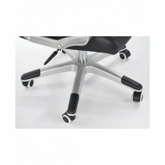 Scaun Barton, alb-negru 64x68x115 cm cu mecanism TILT picture - 5