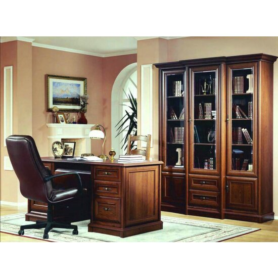 Birou Sonata 158/77/68 cm Castan picture - 2