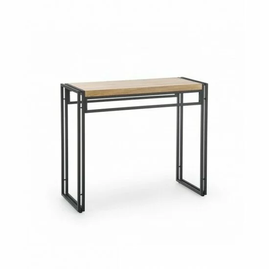 Consolă Bolivar Kn1, neagră 90x35x76 cm cu design modern picture - 5