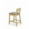 Scaun bar Borys Low, design modern, lemn masiv, 41x48x83x58 cm, stejar Sonoma/inari 23495 picture - 4