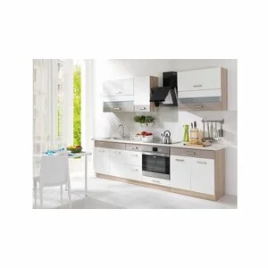 Bucătărie Global A modulară cu fronturi MDF și PAL, fără blat inclus, 2,30 m