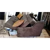 Canapea extensibilă Ana 2 locuri, gri - 150x110 cm, saltea relaxa, stofă premium picture - 4