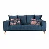 Canapea Belavio fixă 3 locuri, cu șezut matlasat și picioare metalice, 236x106x92 cm, culoare la alegere picture - 4