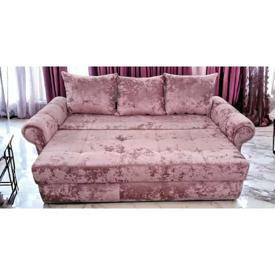 Canapea extensibilă Carmen, 3 locuri, ladă depozitare, stofă, 230x100 cm, culoare personalizată picture - 2