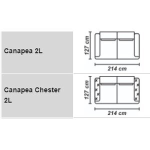 Canapea Gala CB1323:B1335hester 3 locuri 245x127 cm picture - 9