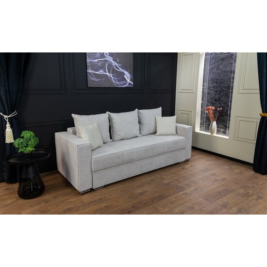 Canapea Extensibilă Claudia Memory Max, sistem Doppelliege, ladă depozitare integrată, perne detașabile, 230x100x85 cm, Culoare personalizabilă picture - 2