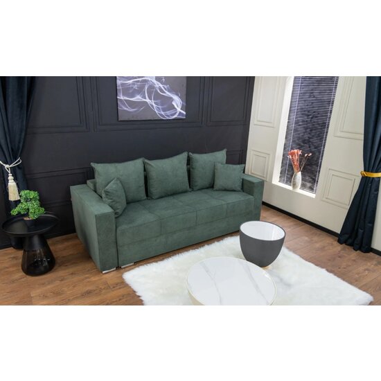 Canapea Extensibilă Claudia Memory Max, sistem Doppelliege, ladă depozitare integrată, perne detașabile, 230x100x85 cm, Culoare personalizabilă picture - 9