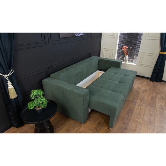 Canapea Extensibilă Claudia Memory Max, sistem Doppelliege, ladă depozitare integrată, perne detașabile, 230x100x85 cm, Culoare personalizabilă picture - 12