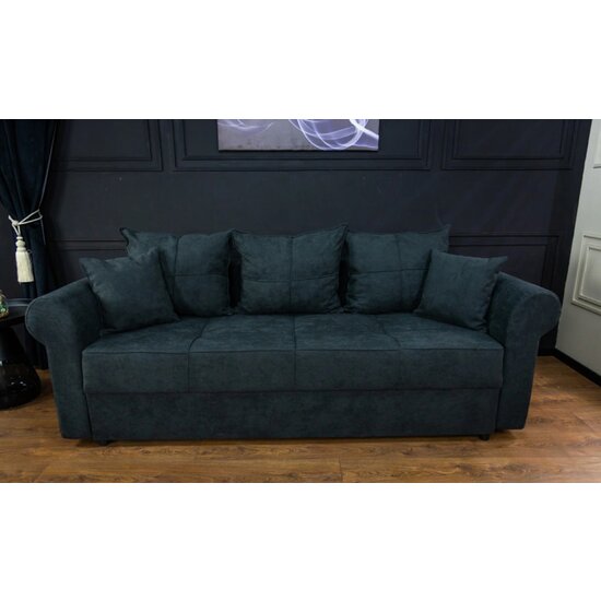 Canapea Extensibilă Elsa Bonell Mini, ladă depozitare integrată, sistem Doppelliege, tapițerie premium, 230x145x75 cm, Culoare personalizabilă picture - 9