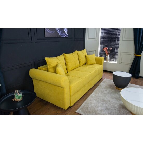 Canapea Extensibilă Elsa Memory Max, funcție rabatabilă, ladă depozitare, spumă memory premium, 230x107x75 cm, Culoare personalizabilă picture - 3