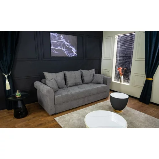 Canapea Extensibilă Elsa Memory Max, funcție rabatabilă, ladă depozitare, spumă memory premium, 230x107x75 cm, Culoare personalizabilă picture - 10