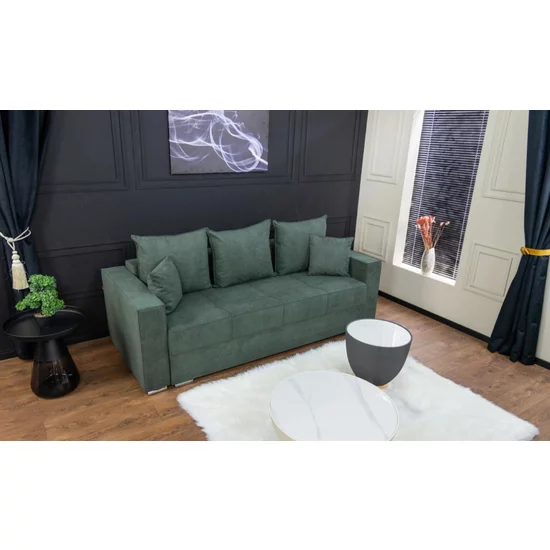 Canapea Extensibilă Elsa Memory Mini, funcție rabatabilă, ladă depozitare, spumă memory premium, 230x96x75 cm, Culoare personalizabilă picture - 10