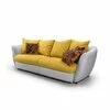 Canapea extensibilă Simbus, culoare personalizabila - 237x117 cm, design modern, cadru lemn esență tare și PAL, arcuri sinusoidale și poliuretan, picioare plastic H 5 cm picture - 6