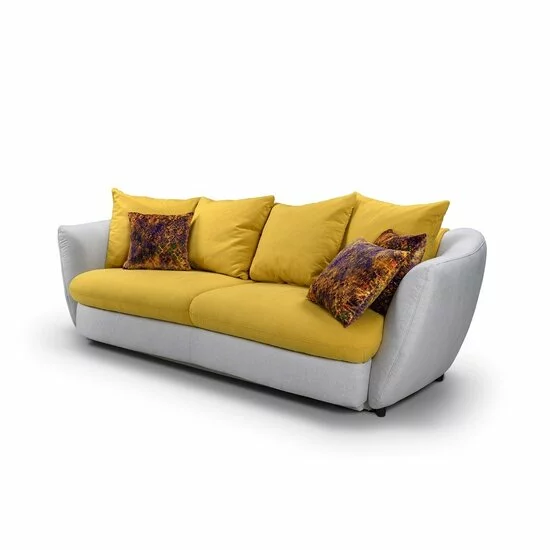 Canapea extensibilă Simbus, culoare personalizabila - 237x117 cm, design modern, cadru lemn esență tare și PAL, arcuri sinusoidale și poliuretan, picioare plastic H 5 cm picture - 6