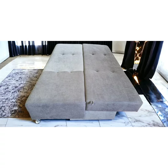 Canapea extensibilă Kim, gri - 200x95 cm, ladă depozitare, stofă de calitate picture - 5