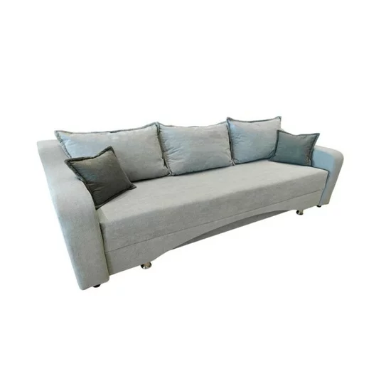 Canapea Royal, 3 locuri, extensibilă cu ladă de depozitare, structură lemn de fag + PAL, arcuri bonell, tapițerie catifea baby face 235x105x80 cm, Culoare personalizabilă picture - 2