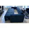 Canapea extensibilă Sara, gri - 225x100 cm, structură lemn masiv, stofă premium picture - 3