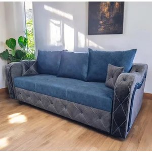 Canapea extensibilă Yasmina, structură rezistentă, stofă de calitate, 228x100 cm, Gri