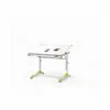 Birou Collorido copii, Culoare: Alb / Verde / Roz cu blat reglabil și accesorii colorate picture - 3