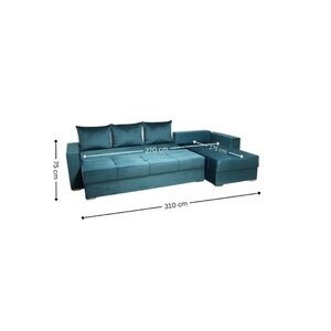 Coltar Claudia  XXL Extensibil 310x175 cm picture - 2