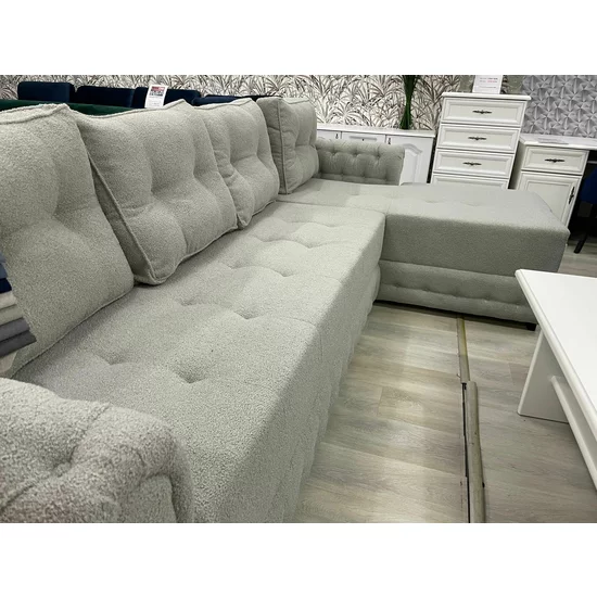 Colțar Erika,  culoare personalizabila - 310x195x85 cm, extensibil cu ladă depozitare, structură lemn + PAL, arcuri bonell picture - 6