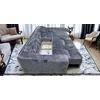 Colțar Roma Tip 1 extensibil, gri - 257x166 cm, ladă depozitare, stofă premium picture - 3