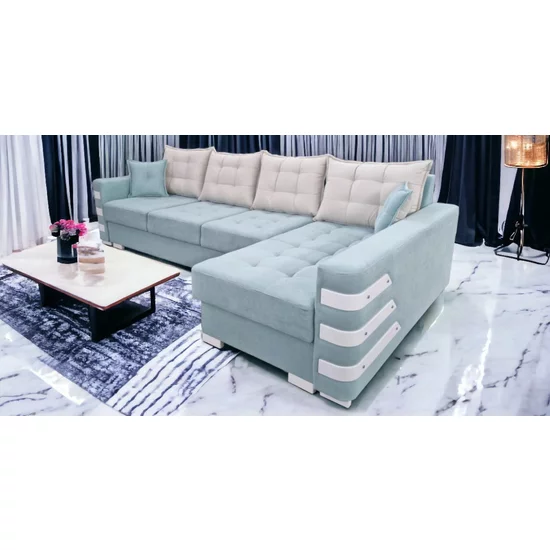 Colțar Oslo Tip 2 extensibil, cu ladă de depozitare și saltea cu memorie, 316x165 cm picture - 2