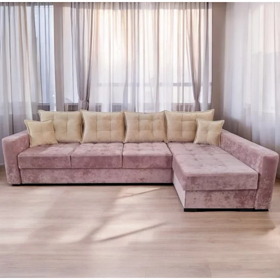 Colțar Oslo Tip 2 extensibil, cu ladă de depozitare și saltea cu memorie, 316x165 cm picture - 6