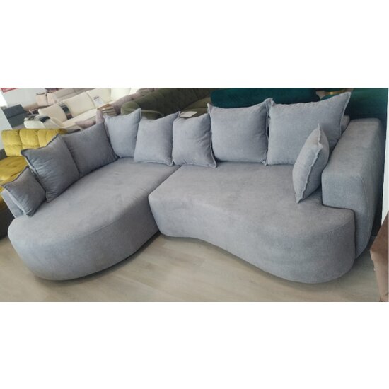 Colțar Strada N, extensibil cu ladă depozitare și spațiu de dormit 270x135 cm, spumă poliuretanică și arcuri, 307x194x103 cm, personalizabil picture - 13