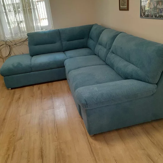 Colțar Verona, extensibil cu ladă depozitare, tetiere reglabile, ramă din lemn și arc sinusoidal, 268x216 cm, culoare personalizată picture - 7